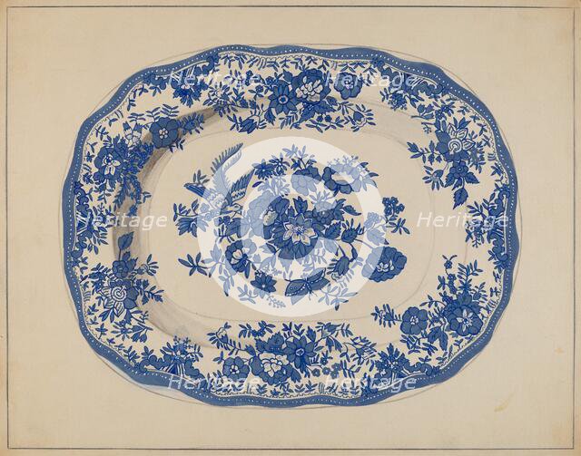 Plate, probably 1937. Creator: Katherine Hastings.