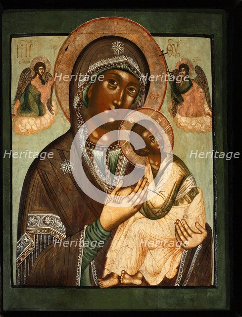 The Mother of God of the Passion (Strastnaya), 17th century. Artist: Russian icon  