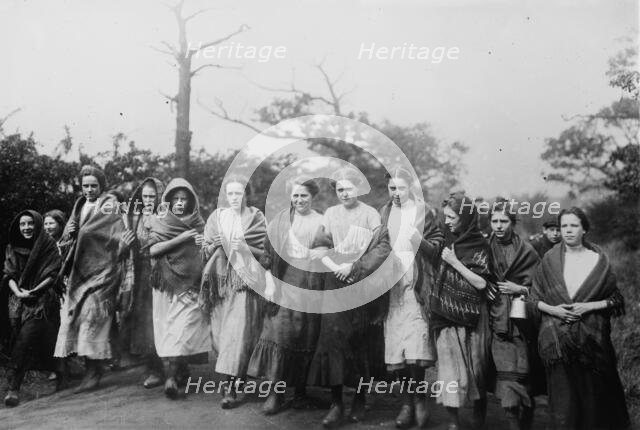 Colliery Lasses, British Coal strike, between c1910 and c1915. Creator: Bain News Service.