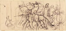 Charioteers. Creator: Eugene Delacroix.
