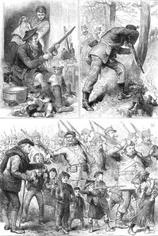 The Royal Visit to Edinburgh: The Scottish Volunteers, 1881. Creator: Unknown.