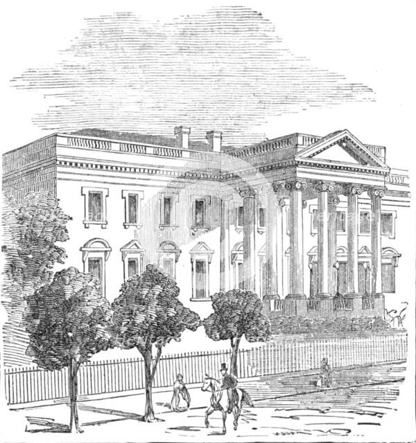 The White House, Washington, where the wounded President lies, 1881. Creator: Unknown.