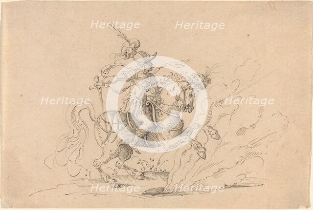 The Sacrifice of Marcus Curtius. Creator: Jost Ammon.