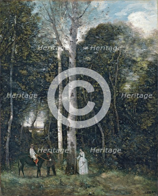 The Parc des Lions at Port-Marly. Artist: Corot, Jean-Baptiste Camille (1796-1875)