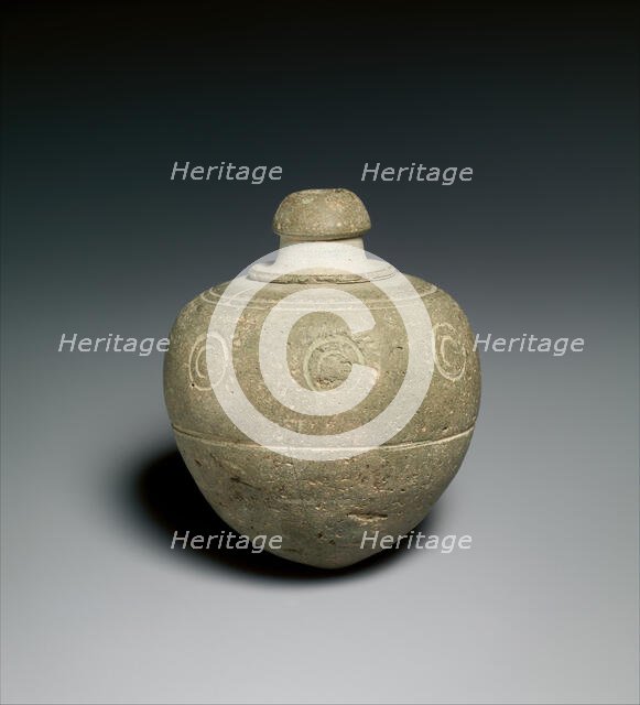 Spheroconical Vessel, Iran, 9th-10th century. Creator: Unknown.