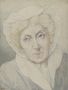 Portrait of Izabela née von Flemming, Princess Czartoryska (1746-1835), 1832-1835. Creator: Wojciech Kornel Stattler.