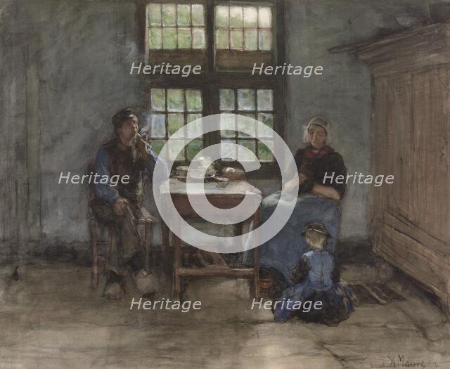 Interior, Larens, 1848-1888. Creator: Anton Mauve.