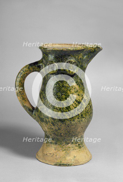 Baluster jug, 13th-14th century. Artist: Unknown.