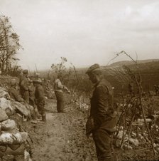 German front line, Verdun, northern France, c1914-c1918. Artist: Unknown.