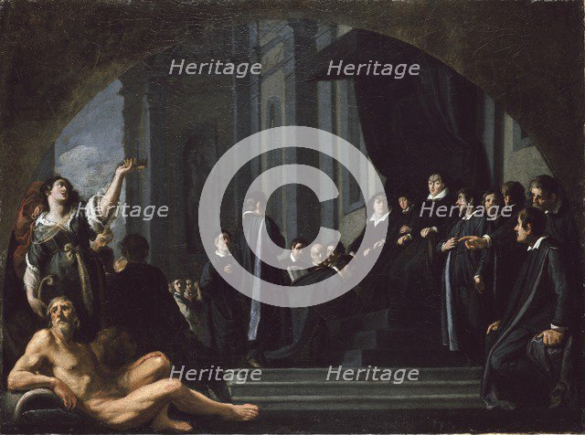 The Senators of Florence swearing Allegiance to Ferdinando II de' Medici, 1621-1626. Artist: Justus Sustermans.