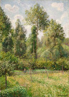 Poplars, Éragny, 1895. Creator: Camille Pissarro.