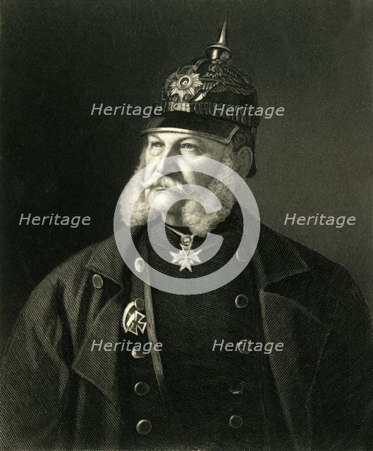 'William I, King of Prussia & Emperor of Germany', c1872.  Creator: William Holl.