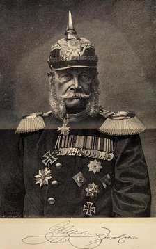 William I (1797-1888), King of Prussia and German Emperor, at the Age of 90, 1887. Creator: Bong, Richard (1853-1935).