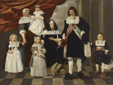 Portrait of a family, c1650s. Creator: Nicolaes Van Helt Stockade.