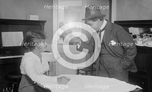 Hipolito Lazaro & wife, 1917. Creator: Bain News Service.