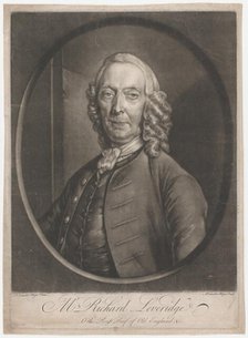 Mr. Richard Leveridge, ca. 1753. Creator: Andreas van der Mijn.