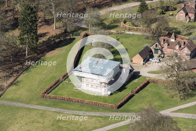Sandpit Gate Lodge, home to the Head Keeper of Windsor Great Park, under renovation, Berkshire, 2018 Creator: Historic England Staff Photographer.