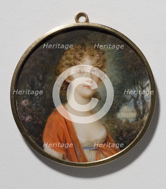 Fredrika Dorotea Wilhelmina, Queen of Sweden, 1800. Creator: Fredrik Filip Klingspor.