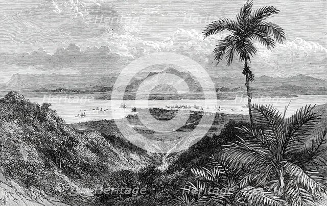 Georgetown, Penang, near Perak, in the Malay Peninsula, 1876. Creator: E. Hastie.