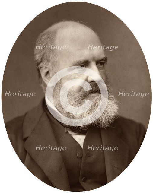 Edward Armitage, professor and lecturer on painting to the Royal Academy, 1878.Artist: Lock & Whitfield