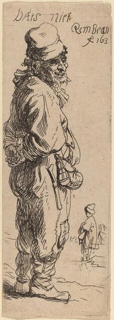 A Peasant Replying: "Dats niet" (That's nothing), 1634. Creator: Rembrandt Harmensz van Rijn.