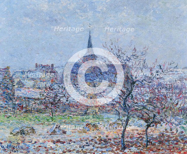 L'église de Bennecourt, 1901. Creator: Loiseau, Gustave (1865-1935).