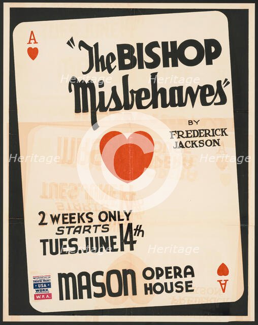 The Bishop Misbehaves, Los Angeles, 1938. Creator: Unknown.