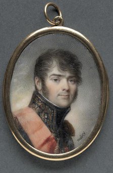 Portrait of Henri Gratien, Comte Bertrand, 1808. Creator: Jean-Baptiste Isabey (French, 1767-1855).