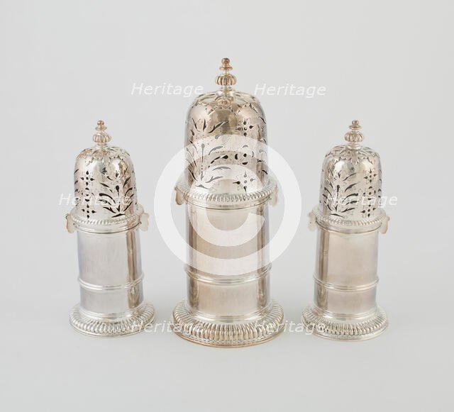 Three Casters, London, 1701/02. Creator: Alice Sheene.