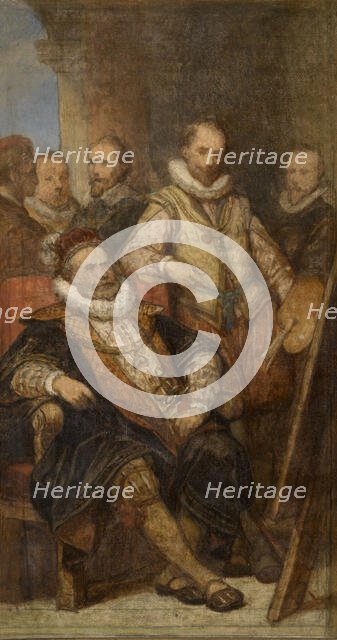 The Painter Bartholomeus Spranger in Vienna, (c1670s), c1860s. Creator: Nicaise de Keyser.