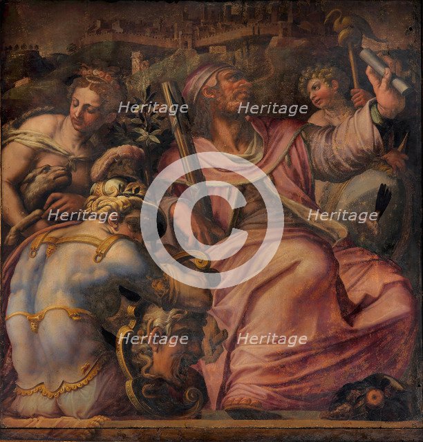 Allegory of Certaldo, 1563-1565. Artist: Vasari, Giorgio (1511-1574)