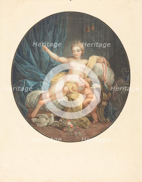 Venus desarmant l'amour. Creator: Jean Francois Janinet.