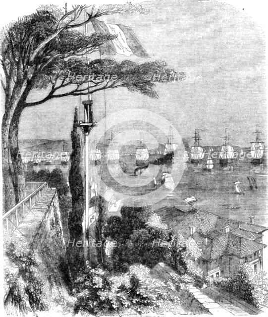 'The Turkish Fleet in the Bay of Bujugdere 1854', 1854. Creator: Unknown.