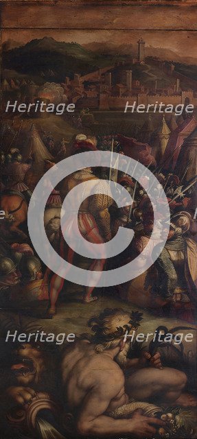 Capture of Vicopisano, 1563-1565. Artist: Vasari, Giorgio (1511-1574)