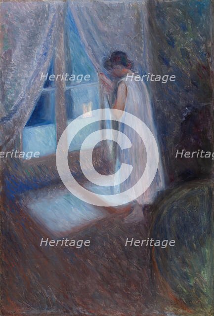 The Girl by the Window, 1893. Creator: Edvard Munch.