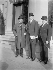 John A. Dix, Governor of New York, with His Successor, Sulzer, and Governor Tener...1912. Creator: Harris & Ewing.
