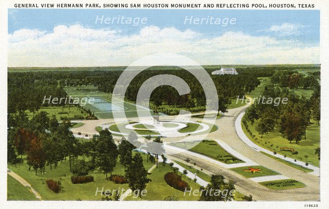 Hermann Park, Houston, Texas, USA, 1927. Artist: Unknown