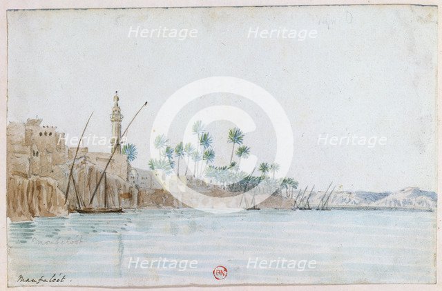 'Manfaloot, Egypt', 19th century. Artist: Wilkinson