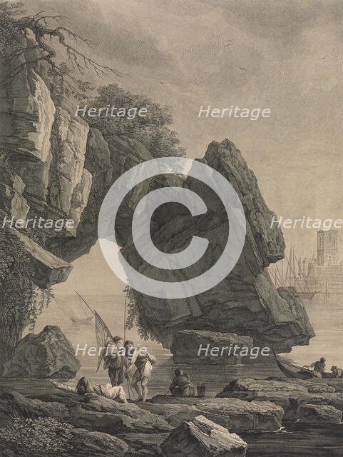 The Florentine Fishermen, ca. 1770. Creator: After Joseph Vernet (French, Avignon 1714-1789) .