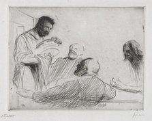 Avant le repas à Emmaus. Creator: Jean Louis Forain (French, 1852-1931).