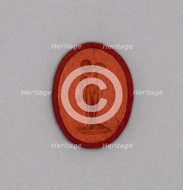 Intaglio with Medici Faun, Burslem, Late 18th century. Creator: Wedgwood.