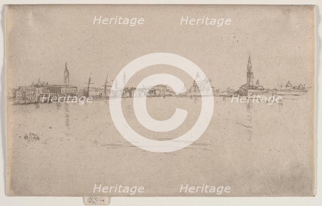 La Salute: Dawn, c. 1880. Creator: James McNeill Whistler (American, 1834-1903).