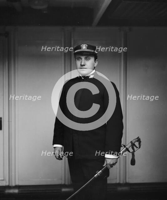 U.S.S. Brooklyn, Asst. Engineer Ryan, between 1896 and 1901. Creator: Unknown.