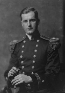 MacFarland, S.B., Lt., portrait photograph, 1915. Creator: Arnold Genthe.