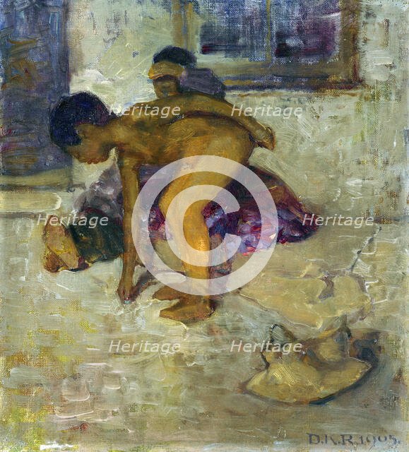 Purple and bronze, 1905. Creator: Dorothy Kate Richmond.