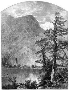 View of a spur of the Blue Mountains, Delaware Water Gap, New Jersey, USA, 1877. Artist: Unknown