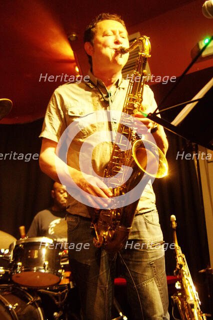 Julian Nicholas, Nigel Thomas Quintet, Verdict Jazz Club, Brighton, East Sussex, June 2023. Creator: Brian O'Connor.