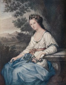 Honourable Anne Damer, 18th century, (1904). Creator: Thomas Ryder.