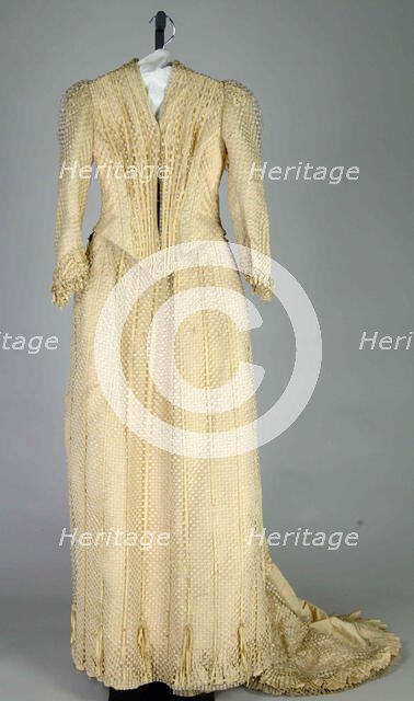 Afternoon dress, American, 1888. Creator: M. C. Daly.