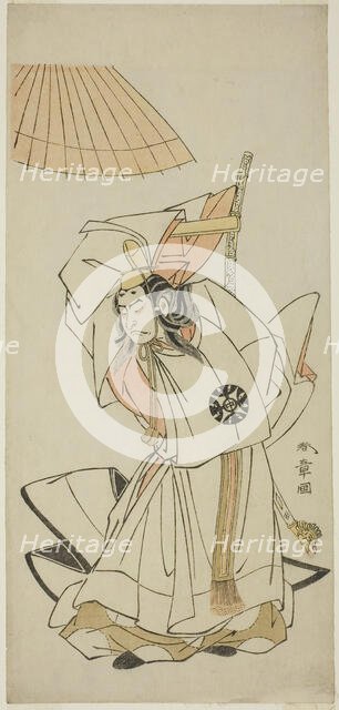 The Actor Nakamura Nakazo I as Prince Koreakira, Younger Brother of Emperor Go-Toba, i..., c. 1773. Creator: Shunsho.